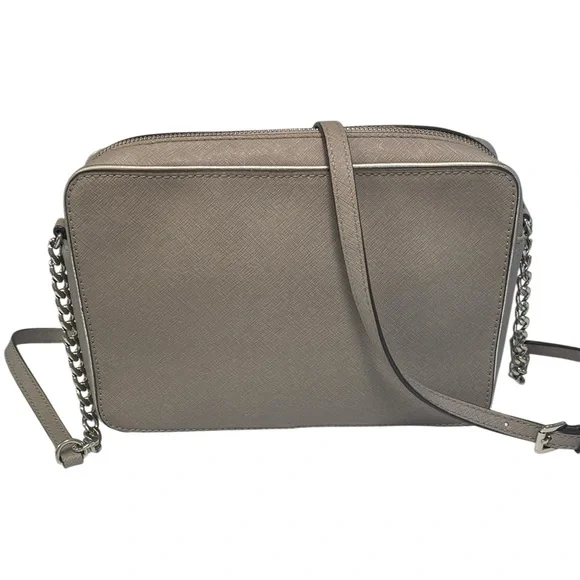 Michael Kors Metallic Taupe Crossbody Bag